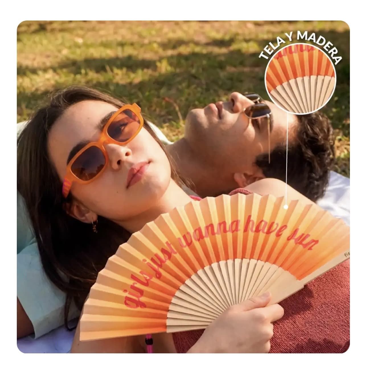 ABANICO “GIRLS JUST WANNA HAVE SUN” FISURA - Imagen 3