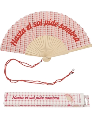 ABANICO “HASTA EL SOL PIDE SOMBRA” FISURA - Imagen 1