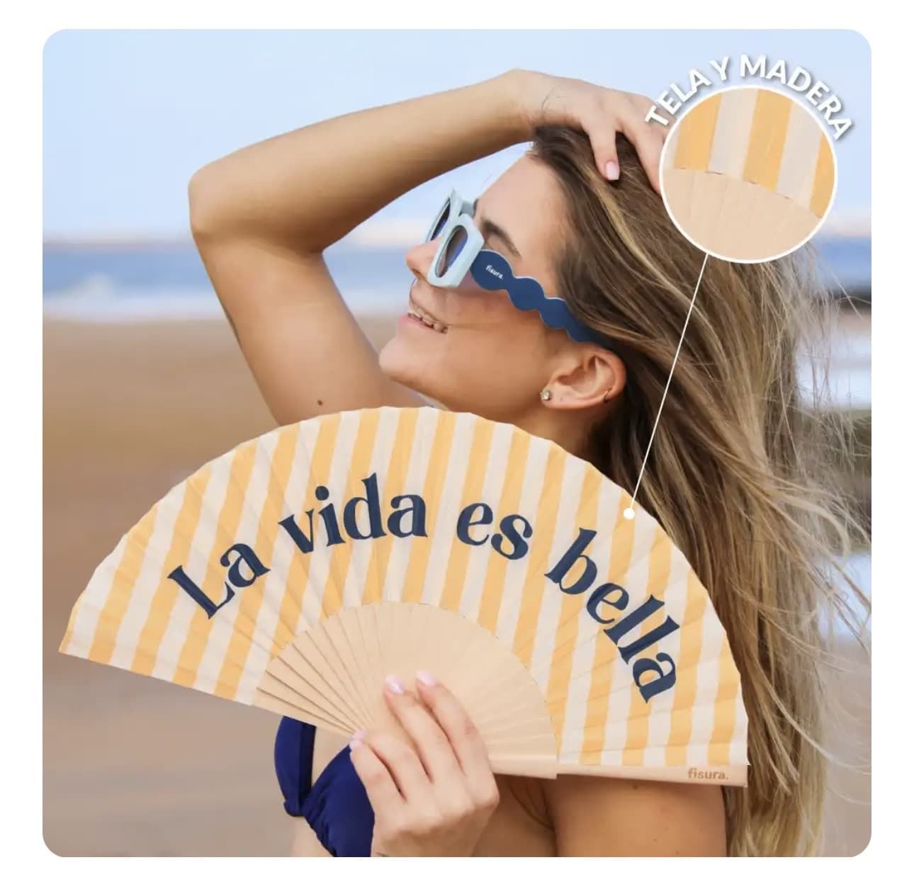 ABANICO “LA VIDA ES BELLA” FISURA - Imagen 3