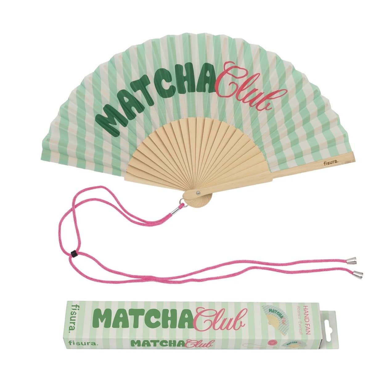 ABANICO “MATCHA CLUB” FISURA - Imagen 1
