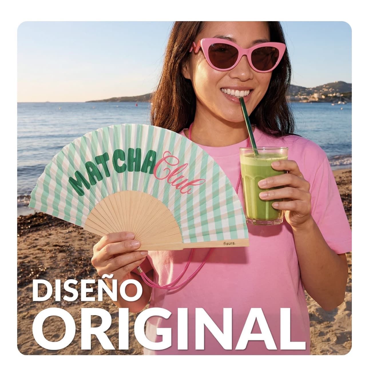 ABANICO “MATCHA CLUB” FISURA - Imagen 2