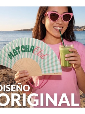 ABANICO “MATCHA CLUB” FISURA - Imagen 2