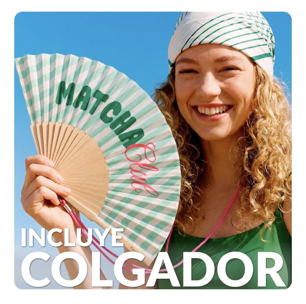 ABANICO “MATCHA CLUB” FISURA - Imagen 3