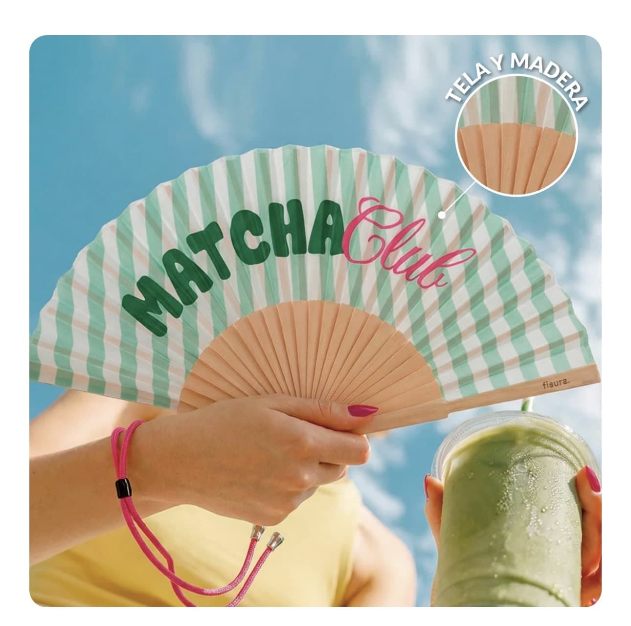 ABANICO “MATCHA CLUB” FISURA - Imagen 4