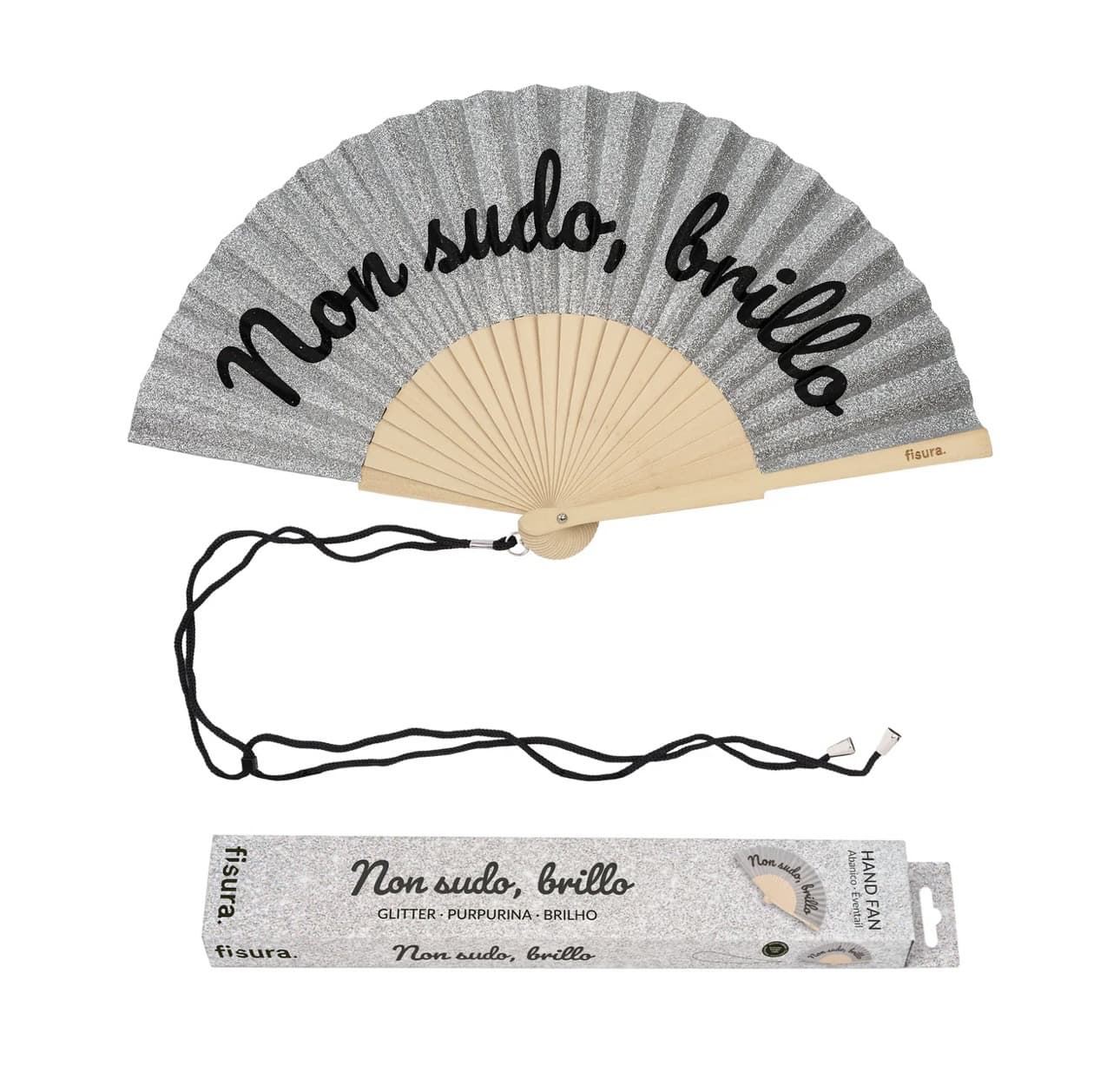 ABANICO “NON SUDO, BRILLO” FISURA - Imagen 1