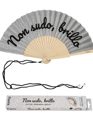 ABANICO “NON SUDO, BRILLO” FISURA - Imagen 1