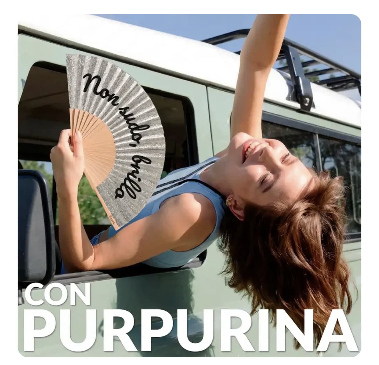 ABANICO “NON SUDO, BRILLO” FISURA - Imagen 3