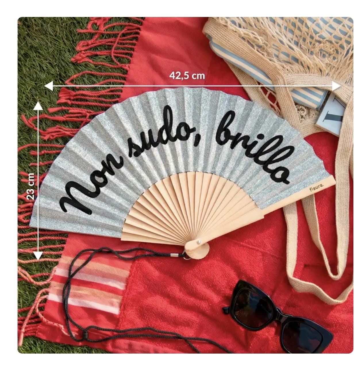 ABANICO “NON SUDO, BRILLO” FISURA - Imagen 4