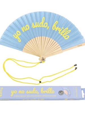 ABANICO “YO NO SUDO BRILLO” FISURA - Imagen 1