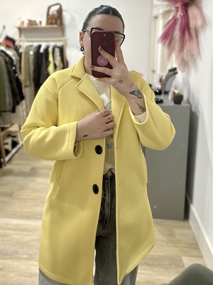 ABRIGO CANDELA AMARILLO MANTEQUILLA - Imagen 2