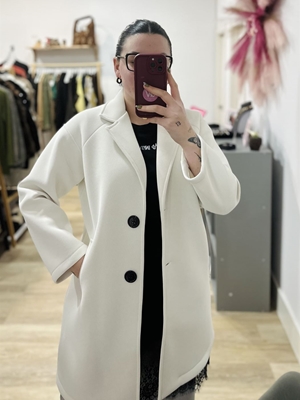 ABRIGO CANDELA BLANCO ROTO - Imagen 1