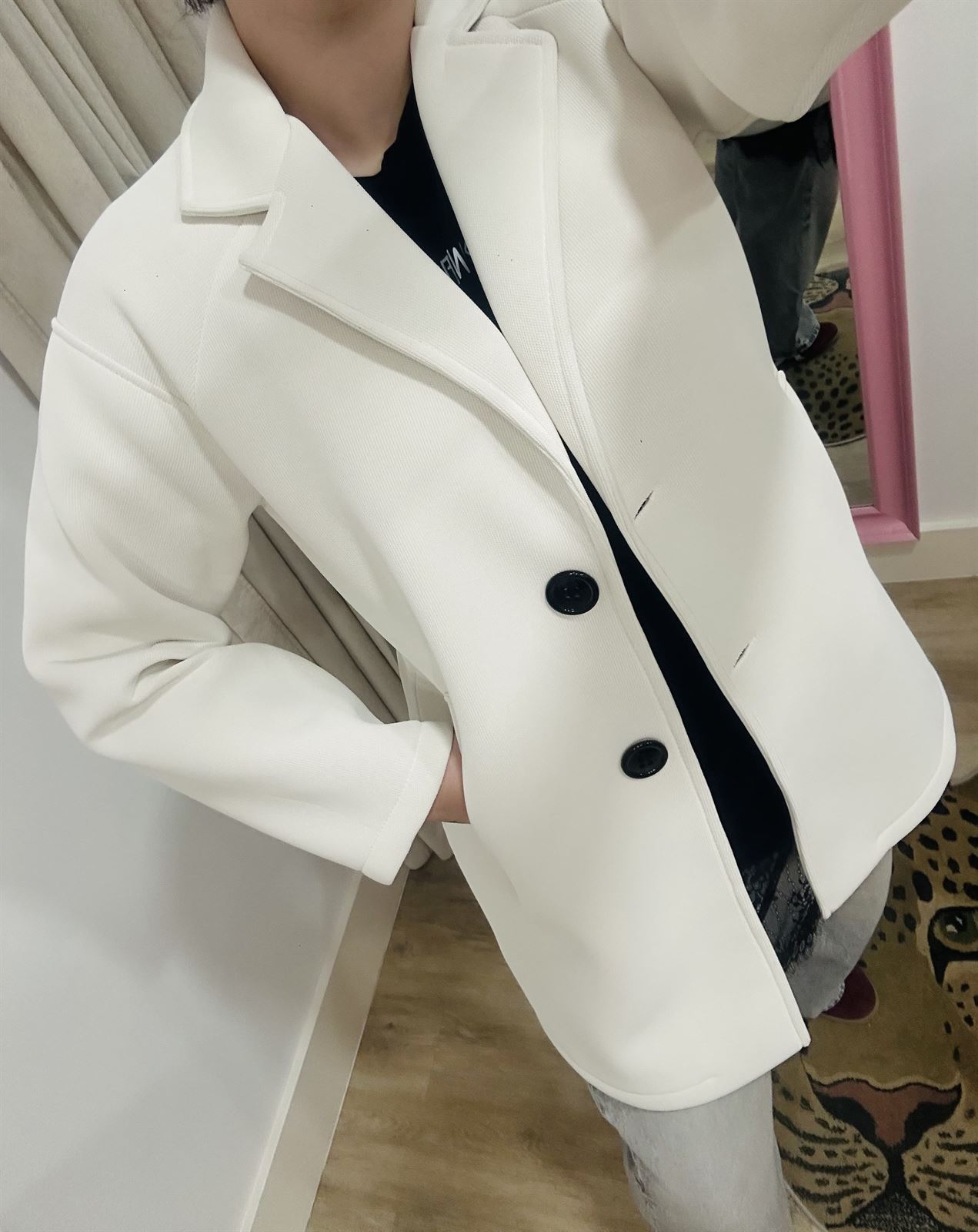 ABRIGO CANDELA BLANCO ROTO - Imagen 3