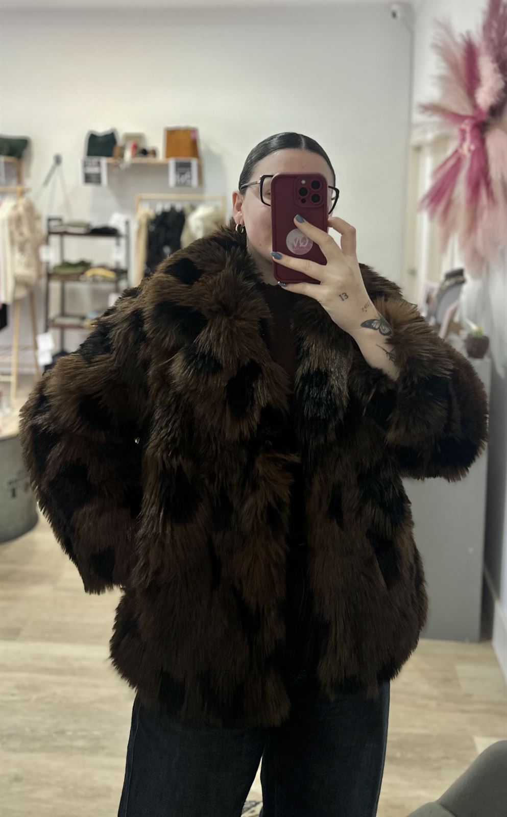 ABRIGO PELO COMBINADO - Imagen 1