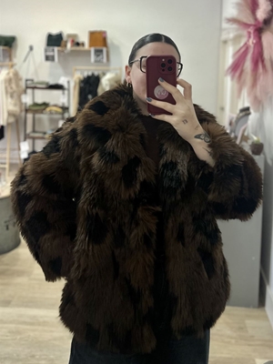 ABRIGO PELO COMBINADO - Imagen 1