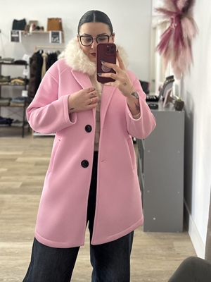 ABRIGO ROSA BEBÉ - Imagen 1