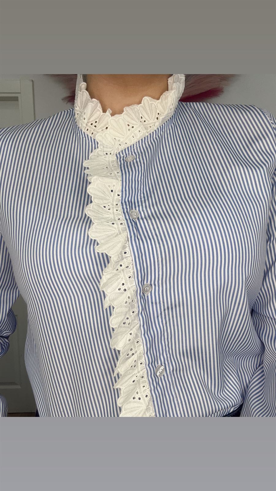 BLUSA RAYAS CUELLO - Imagen 3