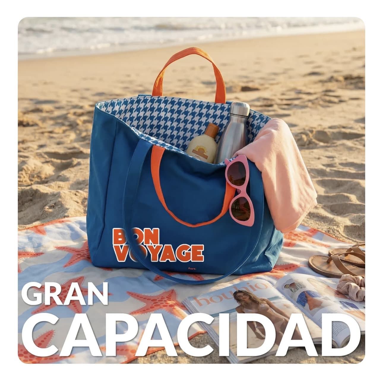 BOLSA DE PLAYA “BON VOYAGE” FISURA - Imagen 4
