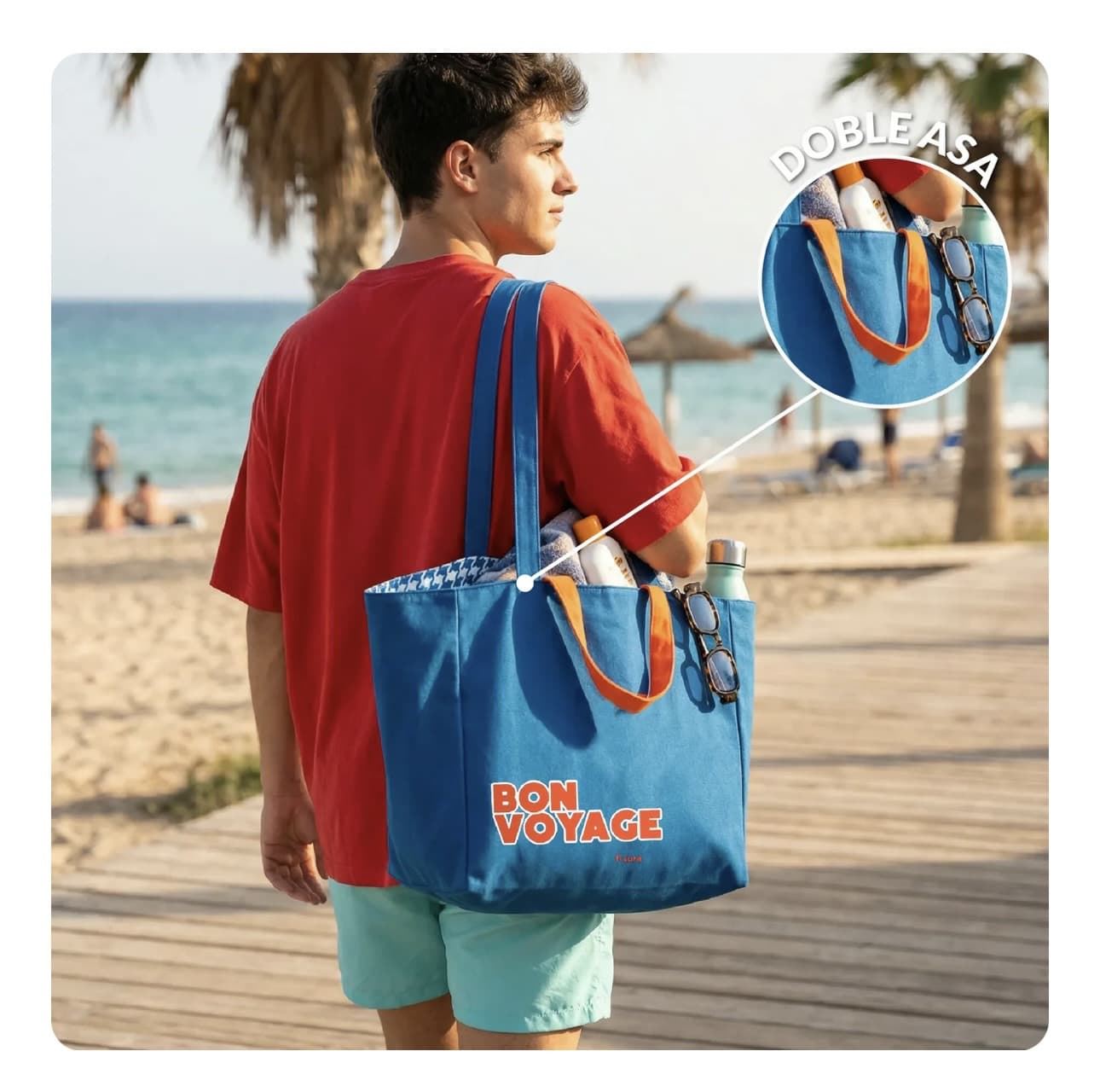 BOLSA DE PLAYA “BON VOYAGE” FISURA - Imagen 5