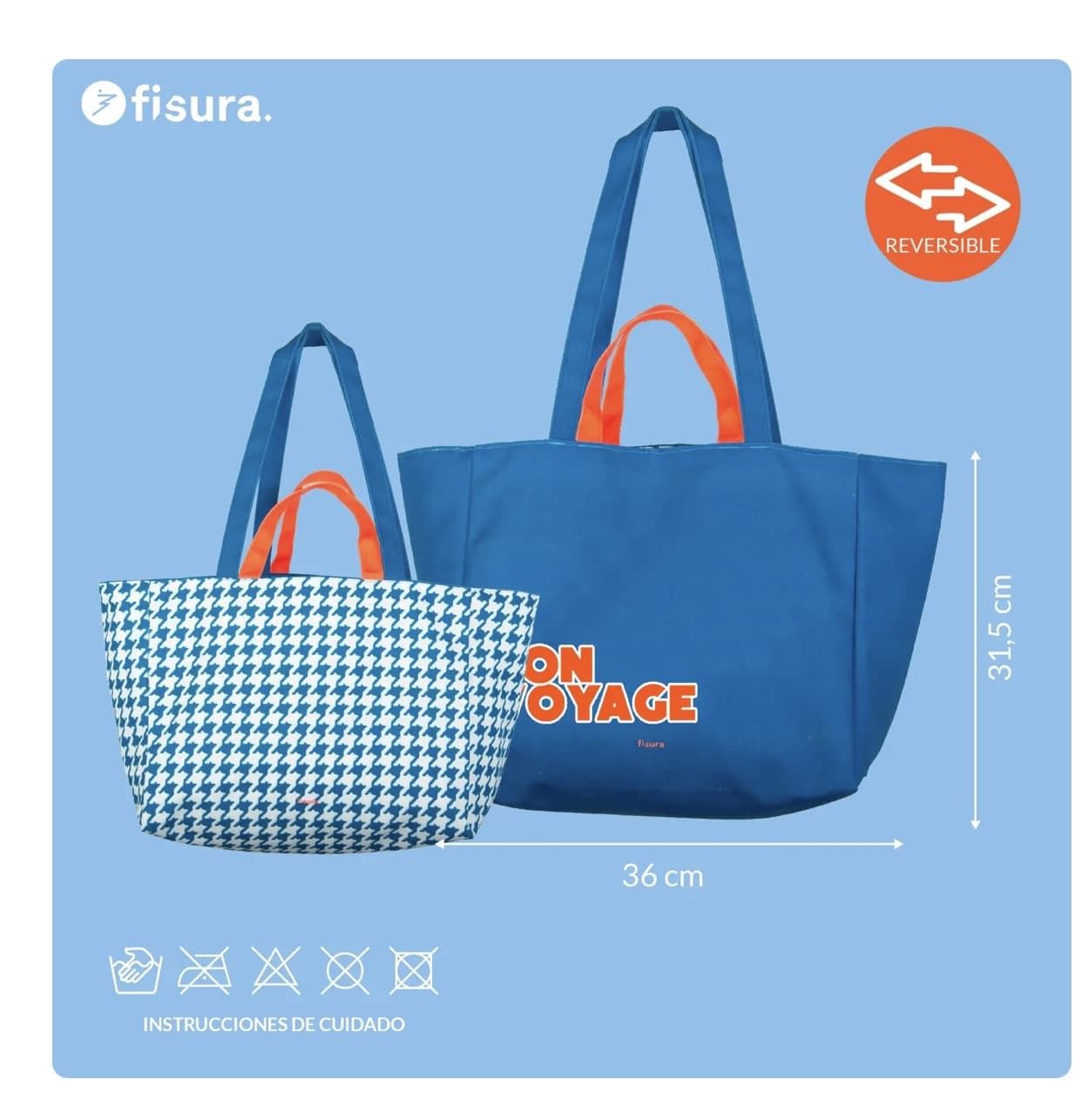 BOLSA DE PLAYA “BON VOYAGE” FISURA - Imagen 6