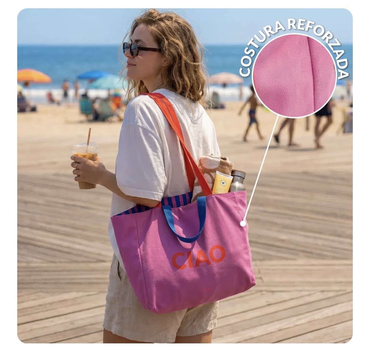 BOLSA DE PLAYA “CIAO” FISURA - Imagen 3