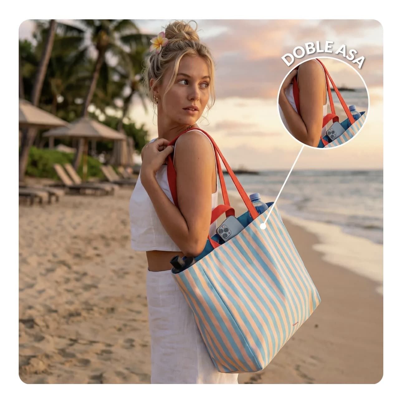 BOLSA DE PLAYA “OUT OF THE OFFICE” FISURA - Imagen 4