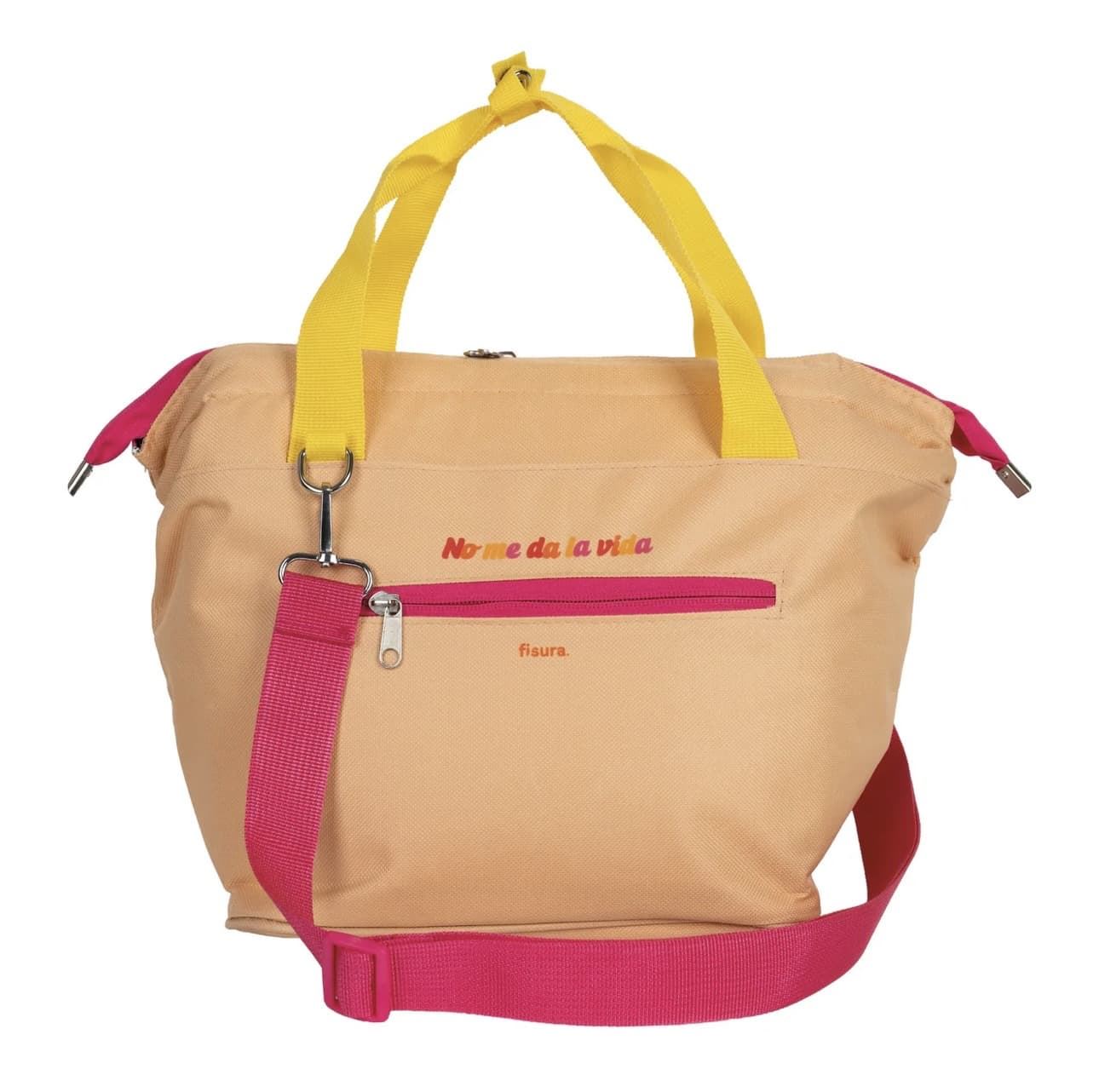 BOLSA TÉRMICA PORTA ALIMENTOS “NO ME DA LA VIDA” FISURA - Imagen 1