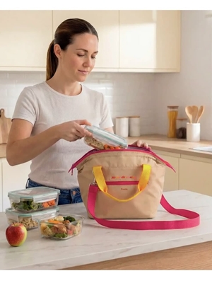 BOLSA TÉRMICA PORTA ALIMENTOS “NO ME DA LA VIDA” FISURA - Imagen 2
