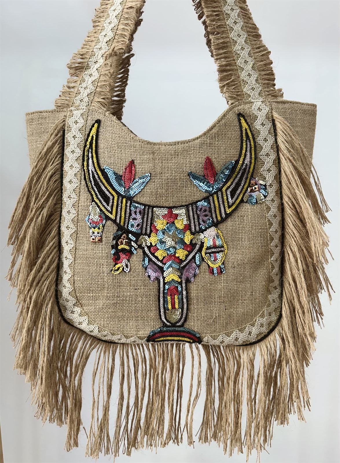 BOLSO RAFIA BOHO - Imagen 1