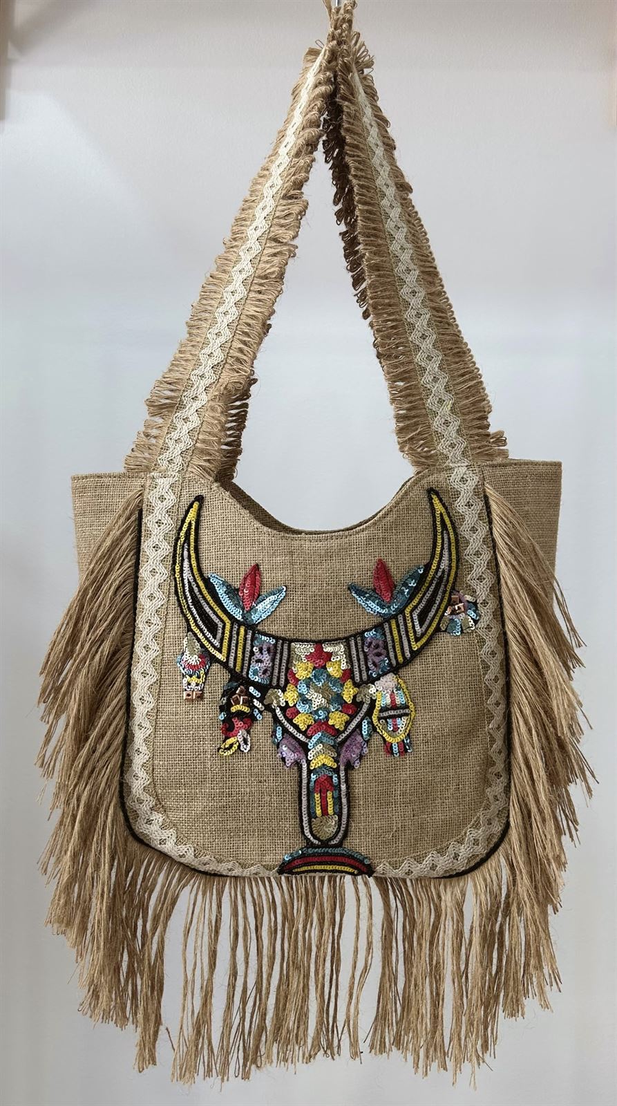 BOLSO RAFIA BOHO - Imagen 2