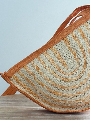 BOLSO RAFIA NARANJA GAJO - Imagen 2