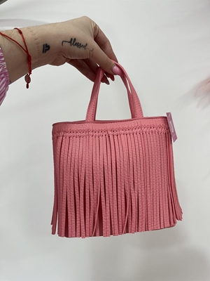 BOLSO ROSA FLECOS - Imagen 1