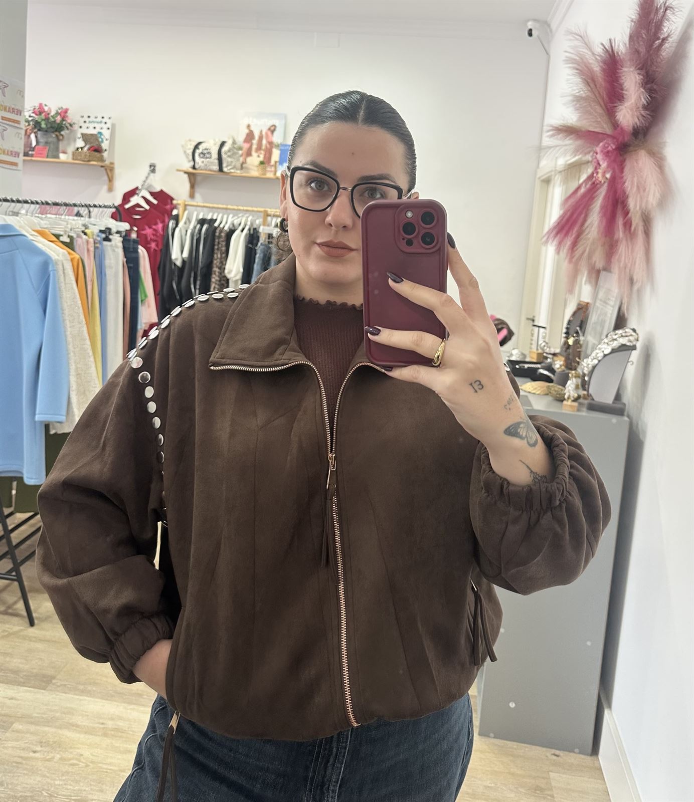 BOMBER CHOCOLATE TACHUELAS - Imagen 1