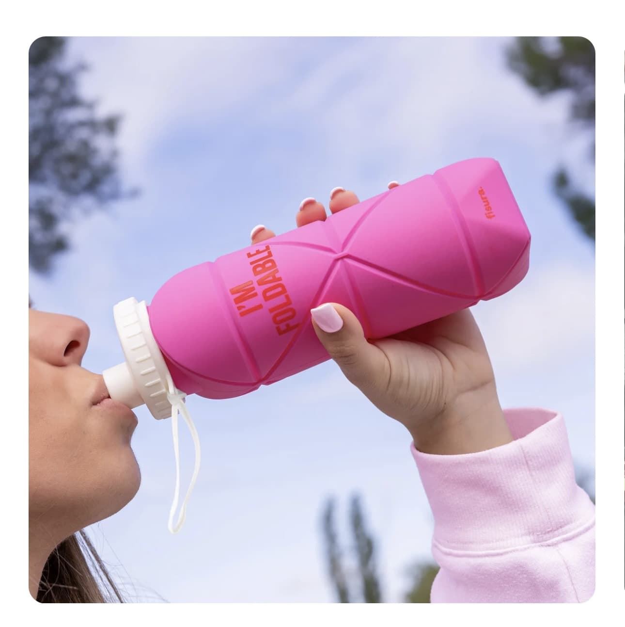 BOTELLA PLEGABLE “I’M FOLDABLE” FISURA - Imagen 3
