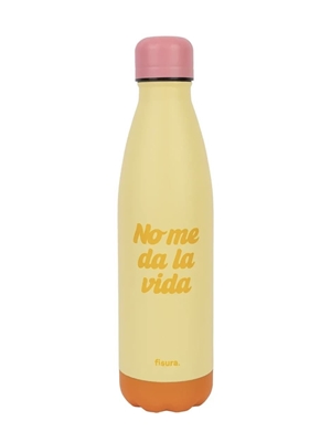 BOTELLA TERMO “NO ME DA LA VIDA” FISURA - Imagen 1