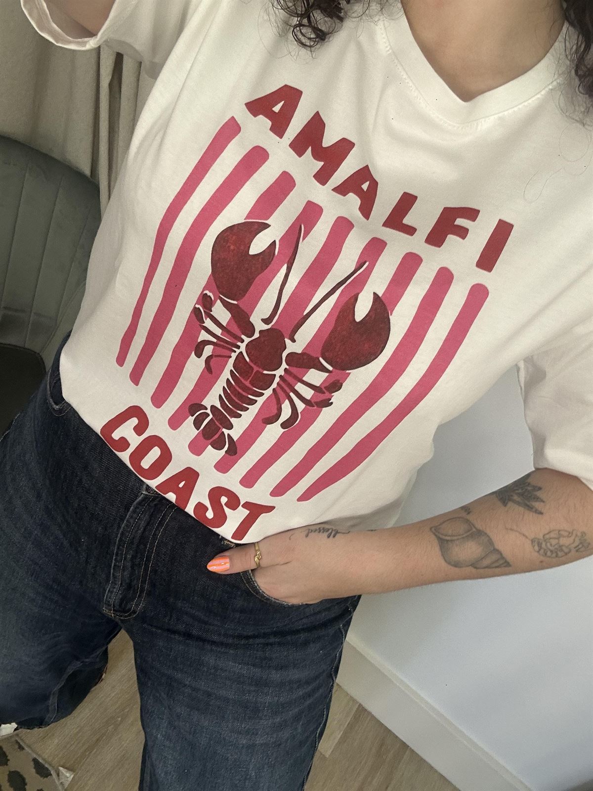 CAMISETA AMALFI LANGOSTA - Imagen 2