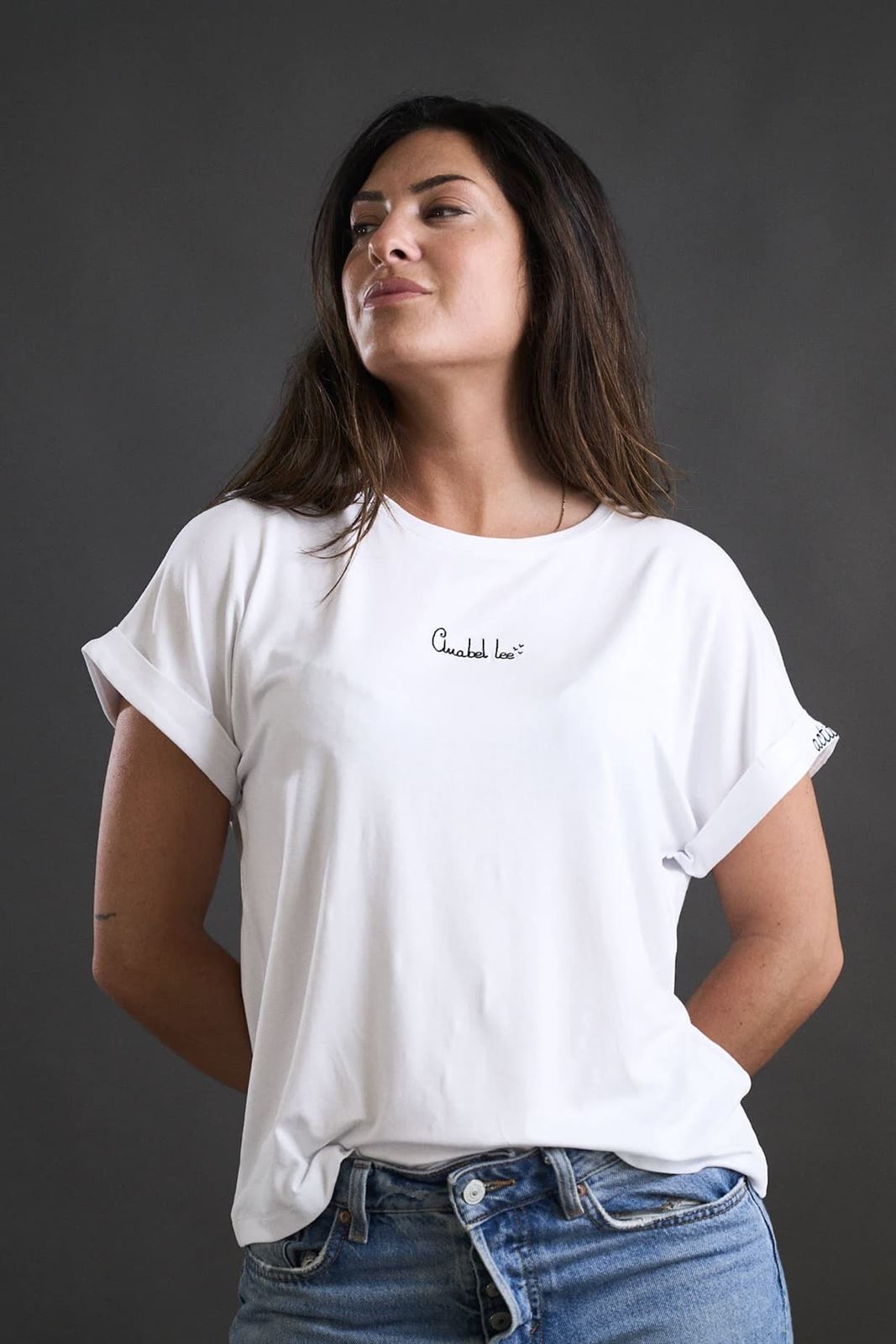CAMISETA BÁSICA BLANCA ANABEL LEE - Imagen 1