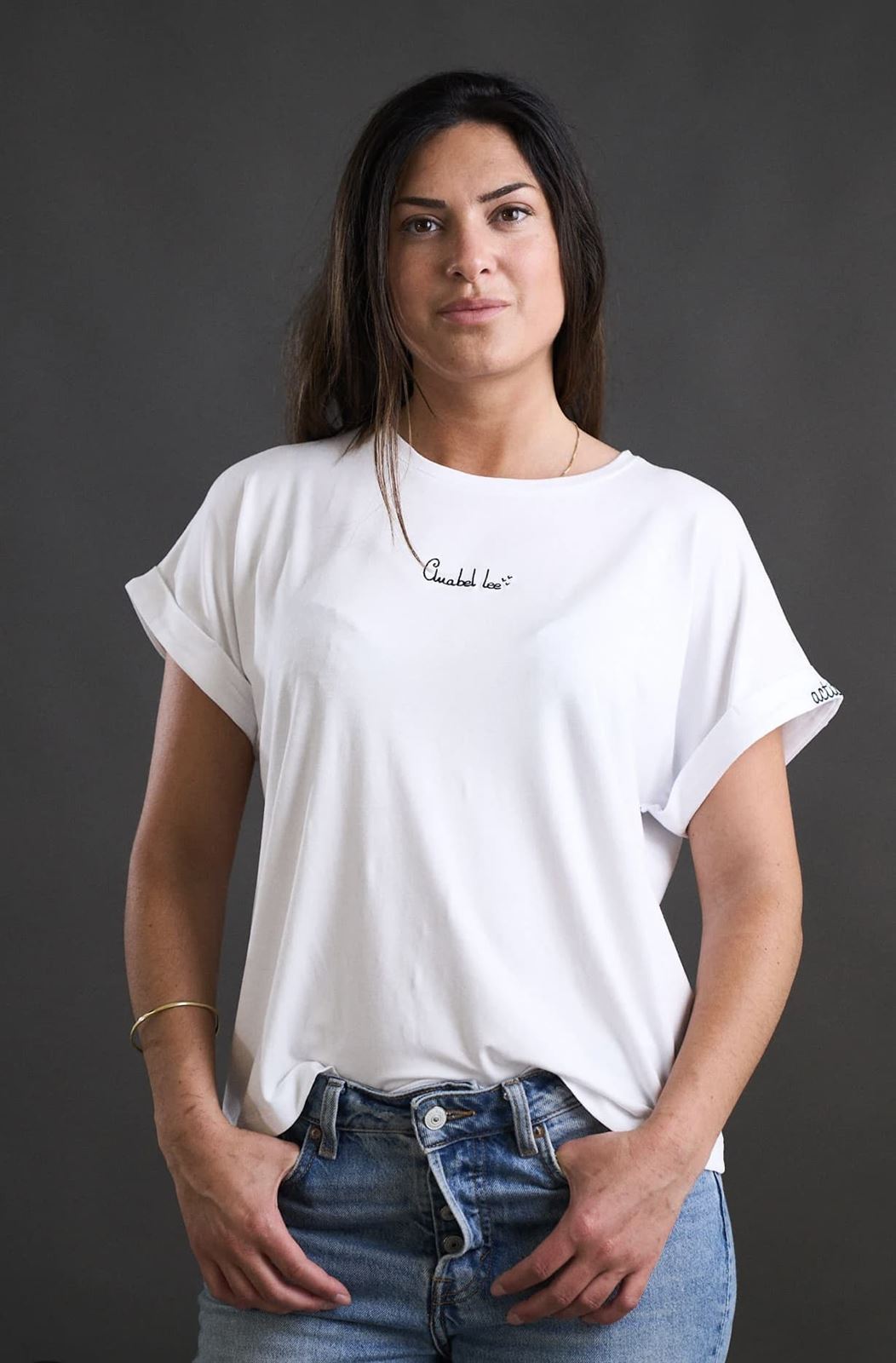 CAMISETA BÁSICA BLANCA ANABEL LEE - Imagen 5
