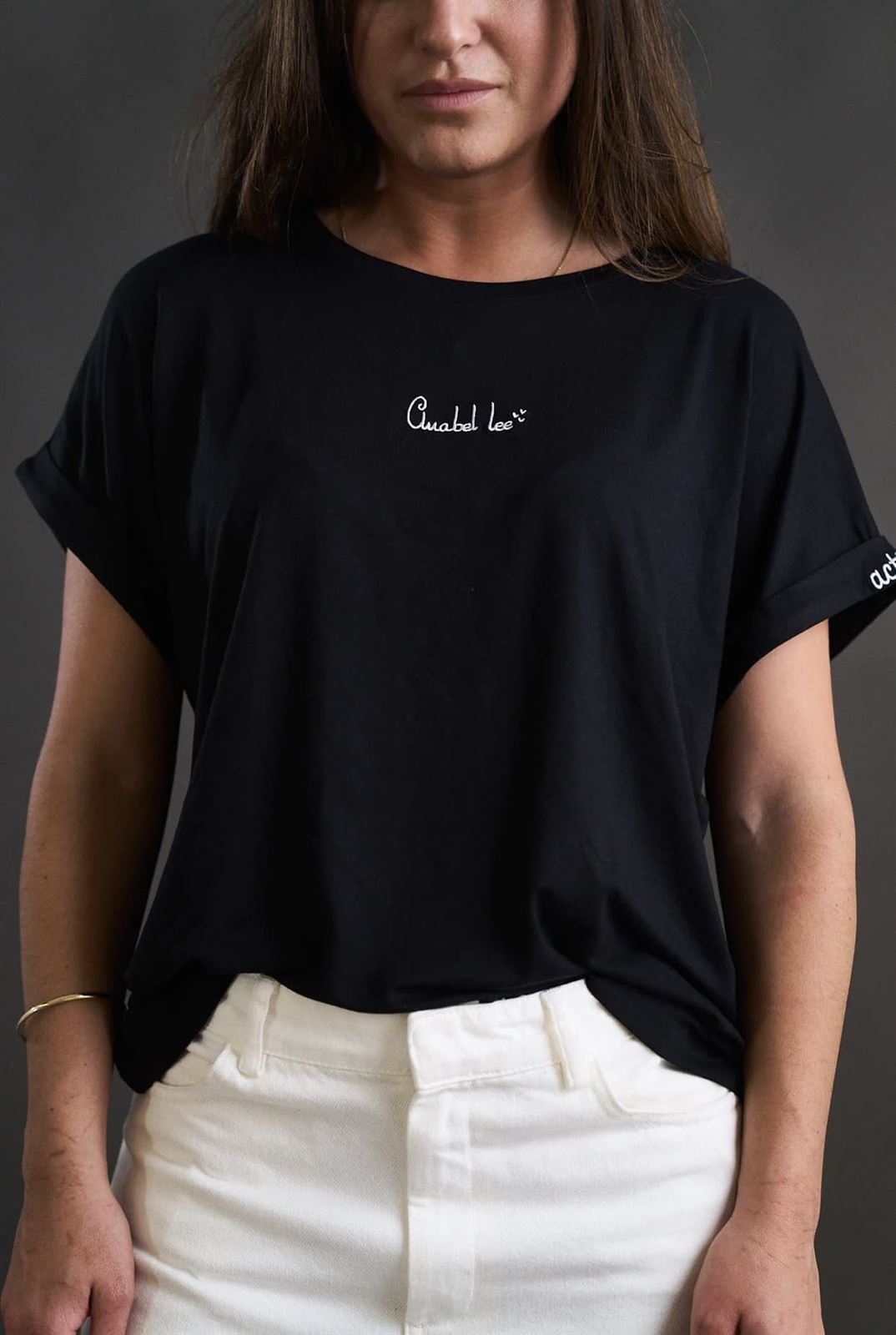 CAMISETA BÁSICA NEGRA ANABEL LEE - Imagen 5