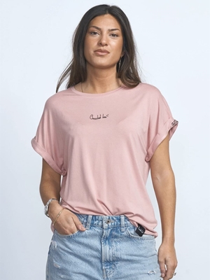 CAMISETA BÁSICA ROSA ANABEL LEE - Imagen 1