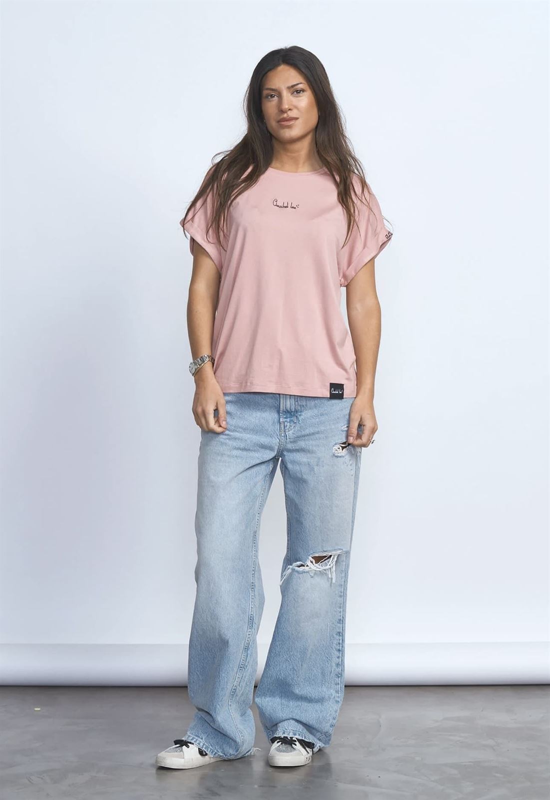 CAMISETA BÁSICA ROSA ANABEL LEE - Imagen 2