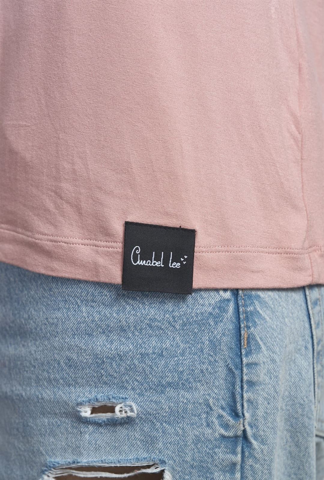 CAMISETA BÁSICA ROSA ANABEL LEE - Imagen 5