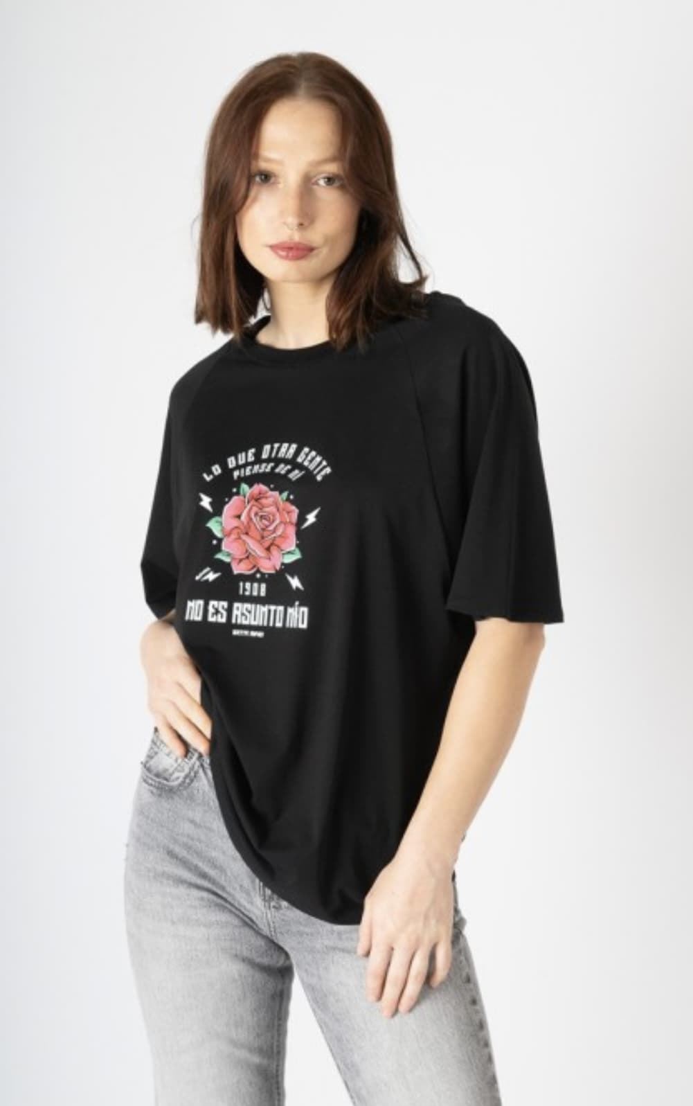 CAMISETA BETTE DAVIS ROSA ANIMOSA - Imagen 1