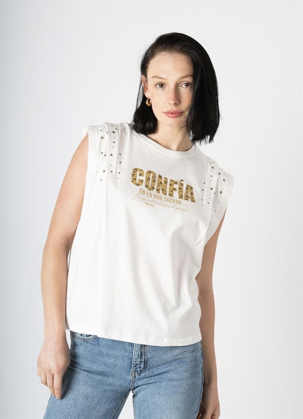 CAMISETA CONFÍA ANIMOSA - Imagen 1