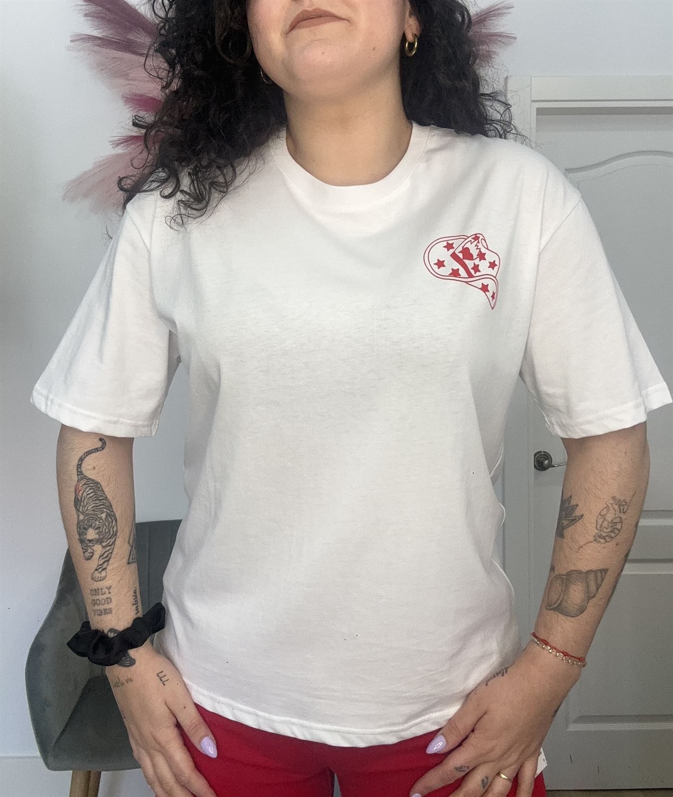 CAMISETA COWGIRL ROJO - Imagen 4