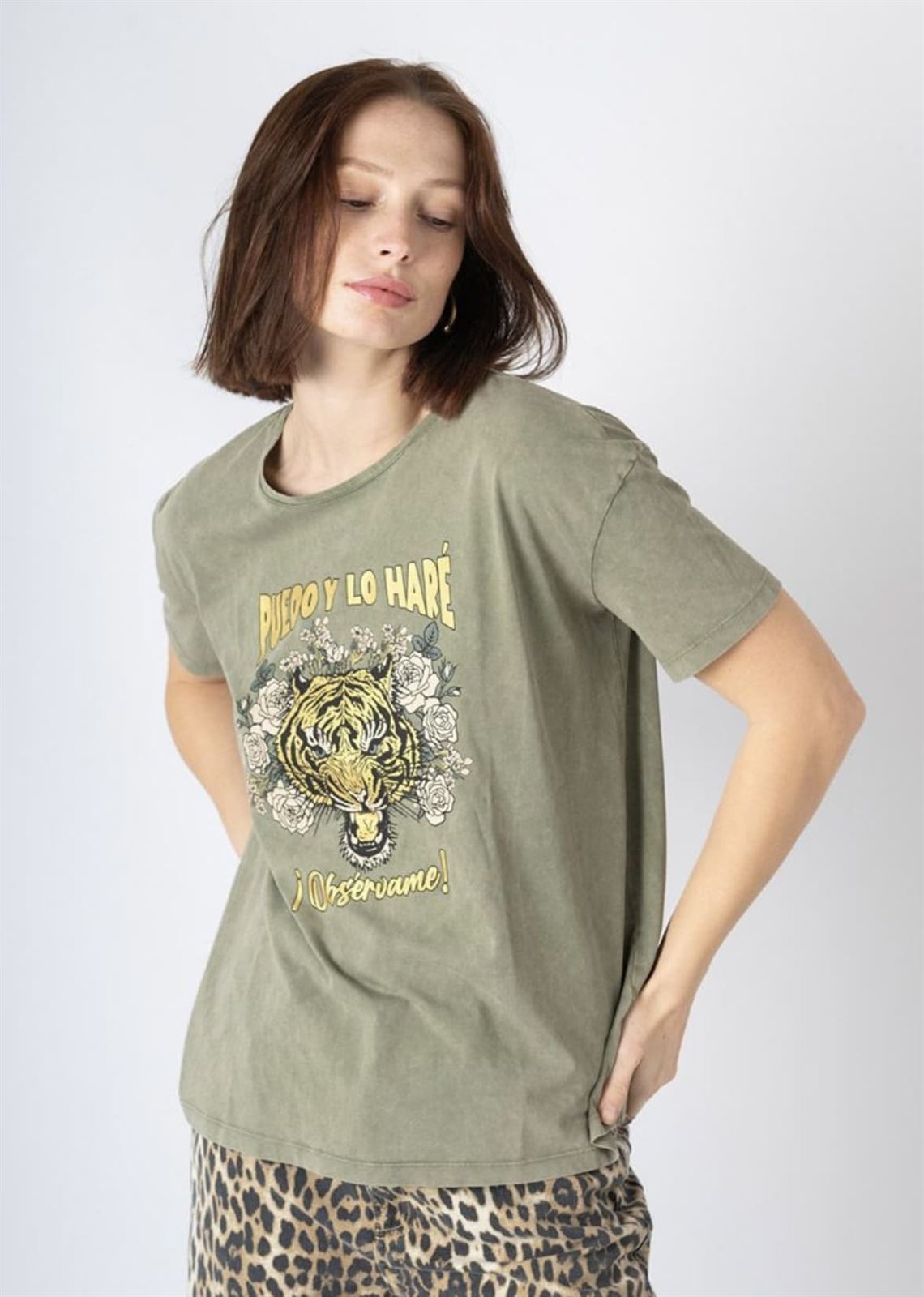 CAMISETA PUEDO Y LO HARÉ ANIMOSA - Imagen 1