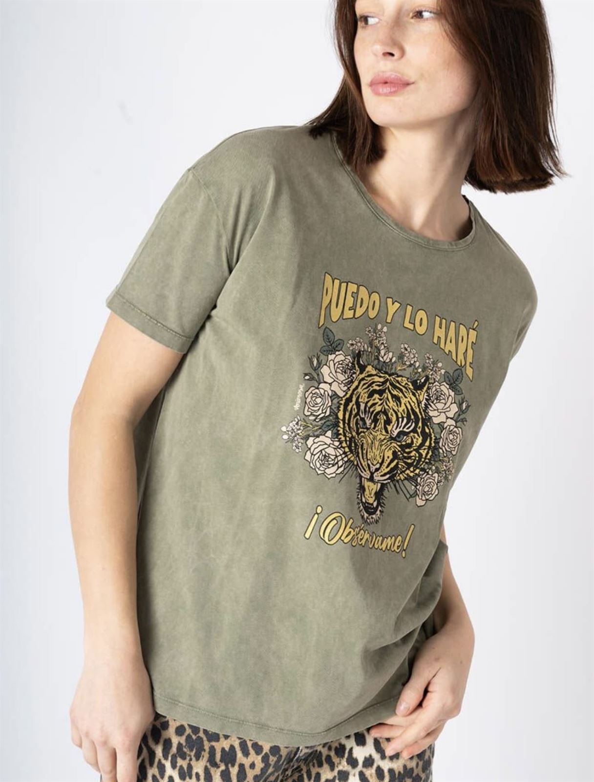 CAMISETA PUEDO Y LO HARÉ ANIMOSA - Imagen 2