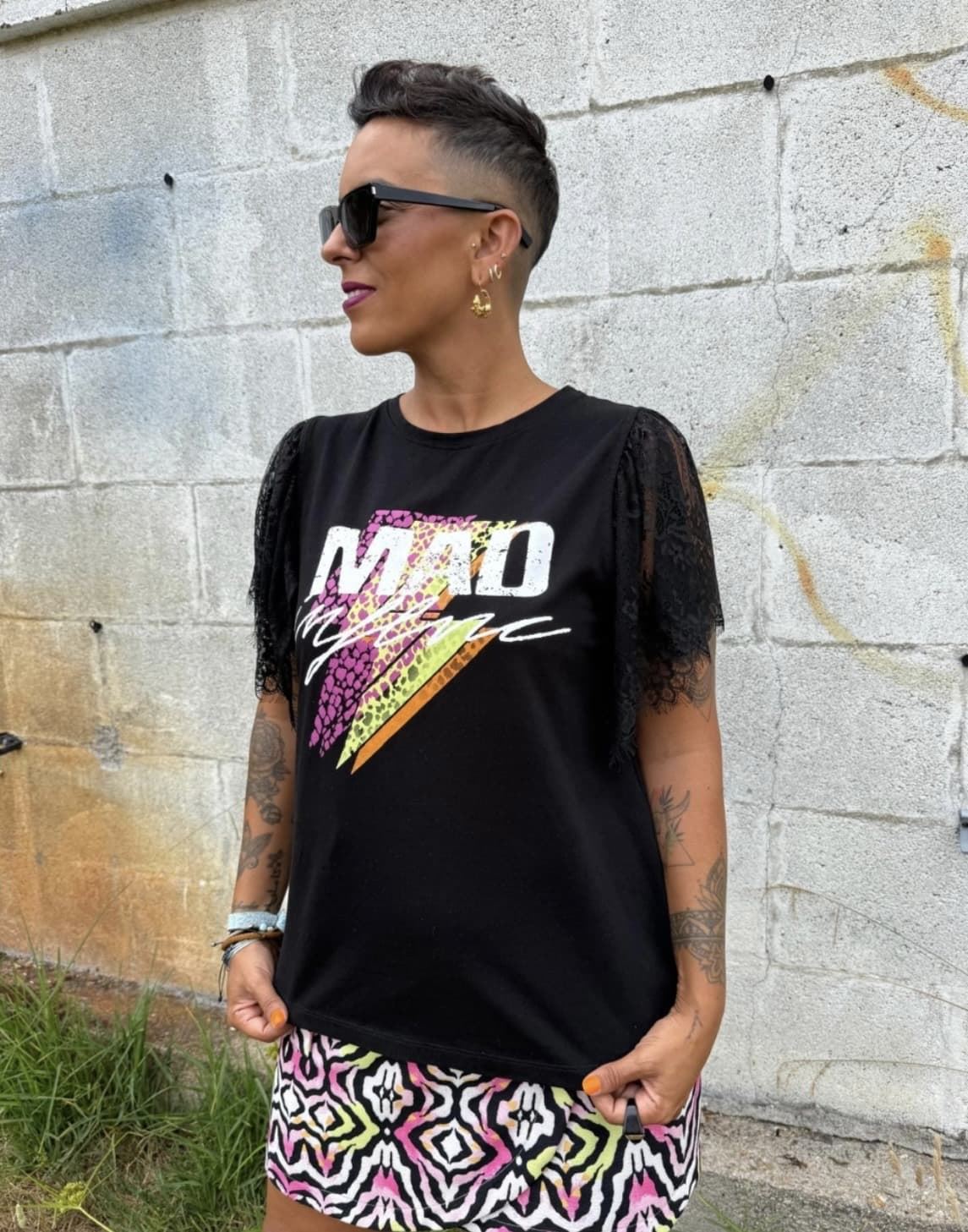 CAMISETA RAYO MAD INFLUENCE - Imagen 2