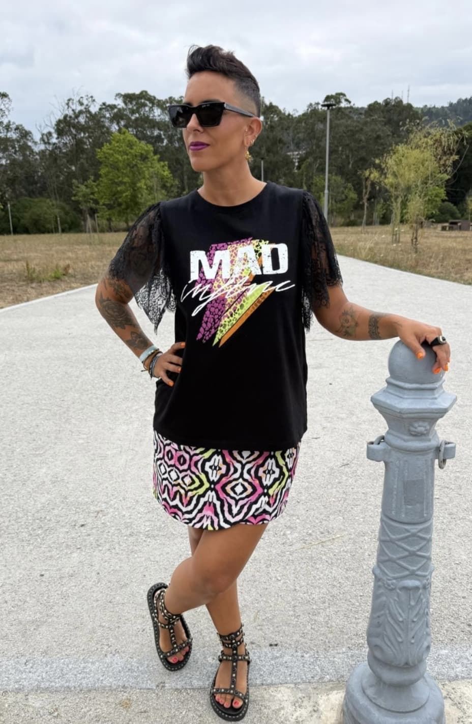 CAMISETA RAYO MAD INFLUENCE - Imagen 4