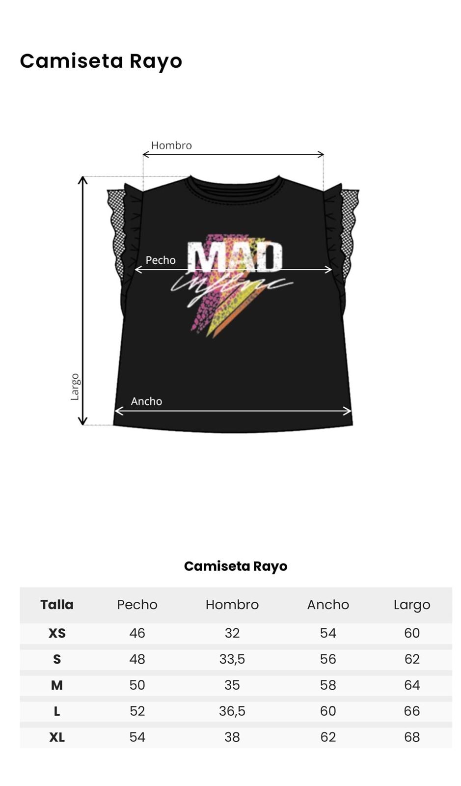CAMISETA RAYO MAD INFLUENCE - Imagen 5