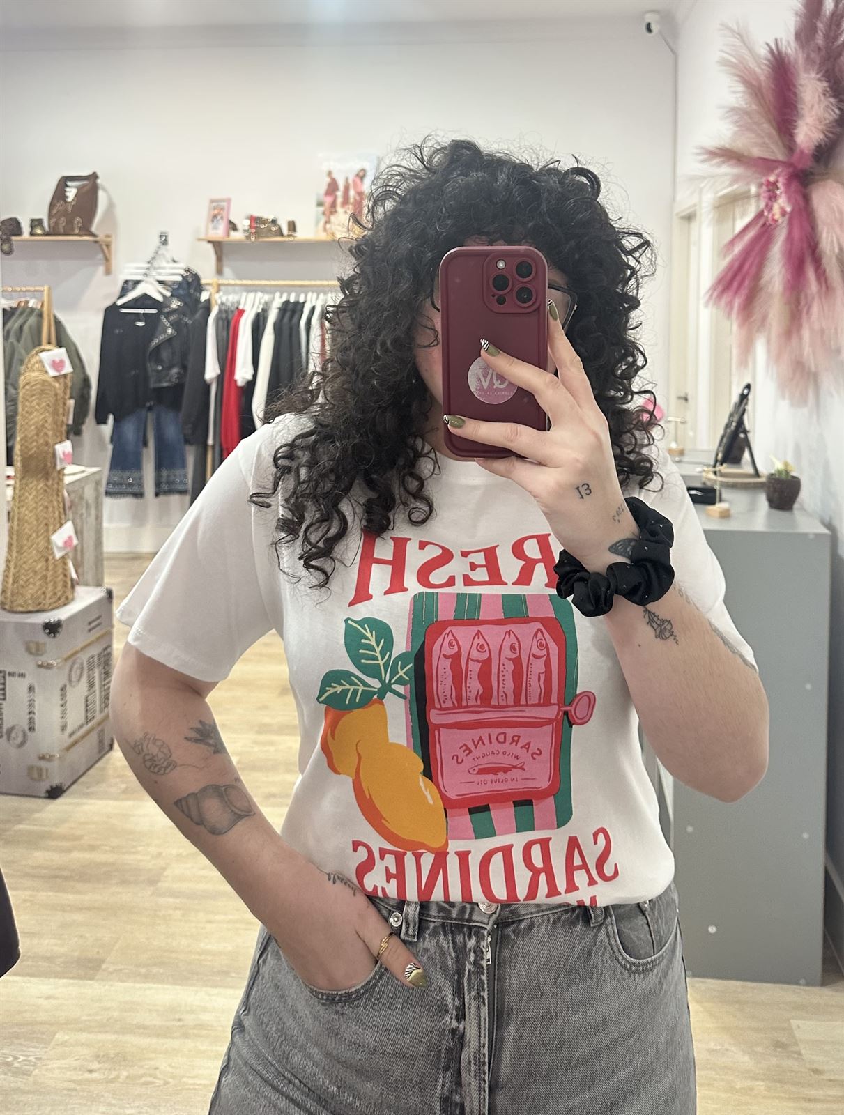 CAMISETA SARDINA LIMÓN - Imagen 1